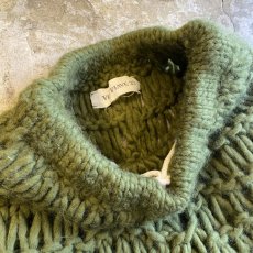 画像6: HAND KNIT CROCHET DESIGN LAYERED PANTS / FREE~W37 / MADE IN ITALY (6)