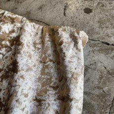 画像9: BEIGE COLOR VELVET LONG SKIRT / W26~W33 (9)