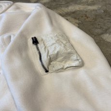 画像10: 【WONDERGROUND】NYLON POCKET SWITCHED ZIP UP FLEECE / WHITE / OS (10)