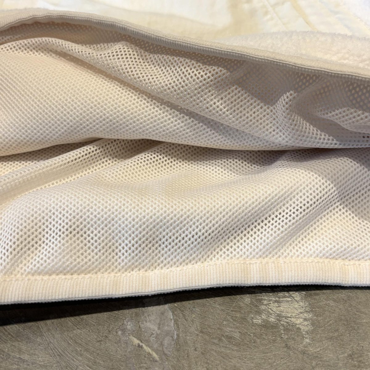 画像8: 【WONDERGROUND】NYLON POCKET SWITCHED ZIP UP FLEECE / WHITE / OS (8)