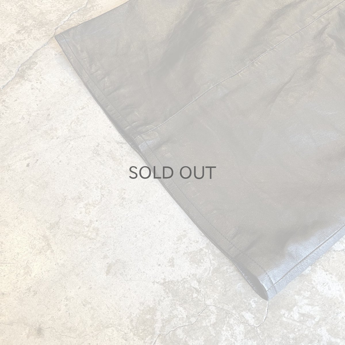 画像5: REAL LEATHER MINI DESIGN SKIRT / W29(8) (5)