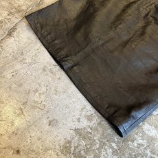 画像5: REAL LEATHER MINI DESIGN SKIRT / W29(8) (5)