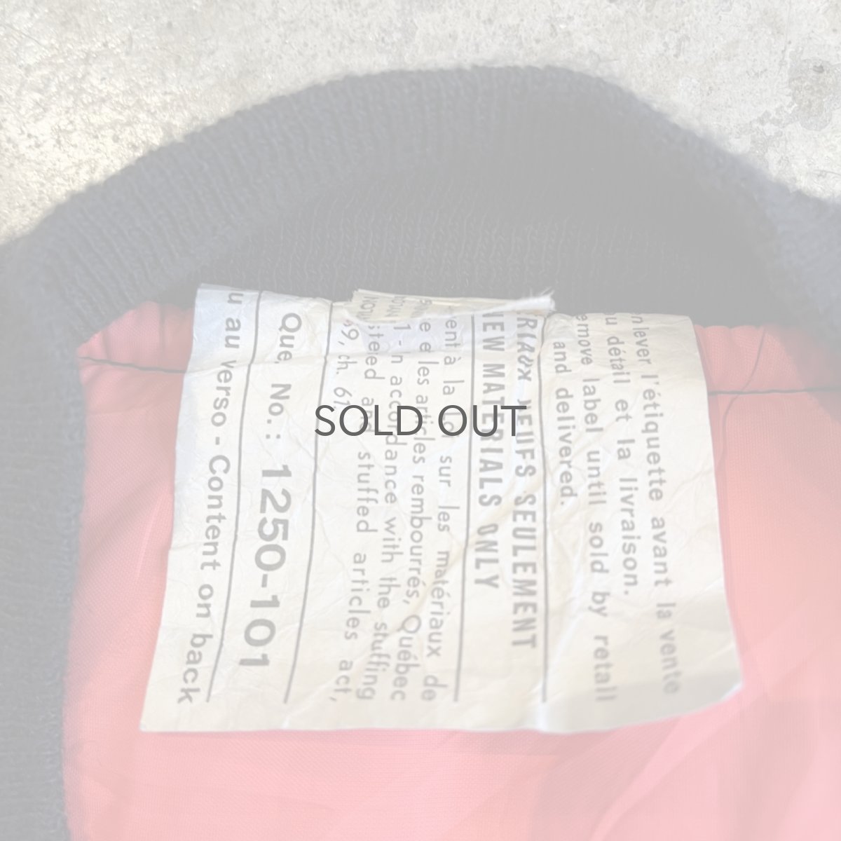 画像10: BLACK×ORANGE REVERSIBLE DESIGN QUILTING VEST / Ladies L (10)