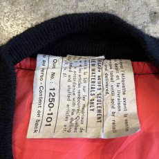 画像10: BLACK×ORANGE REVERSIBLE DESIGN QUILTING VEST / Ladies L (10)