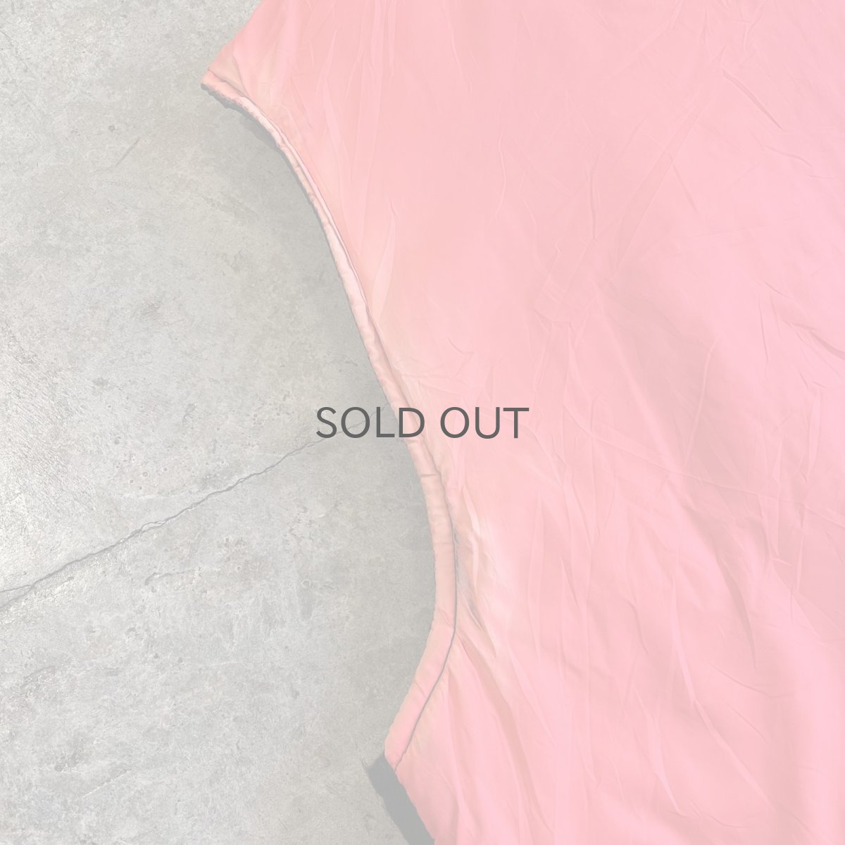 画像12: BLACK×ORANGE REVERSIBLE DESIGN QUILTING VEST / Ladies L (12)