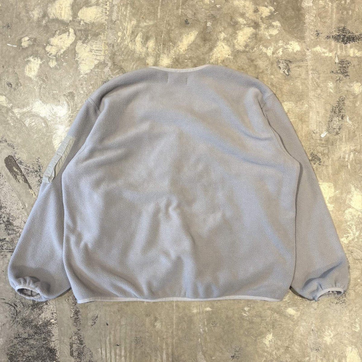 画像2: 【WONDERGROUND】NYLON POCKET SWITCHED ZIP UP FLEECE / GREY / OS (2)