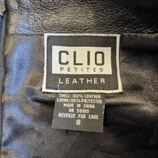 画像10: REAL LEATHER MINI DESIGN SKIRT / W29(8) (10)