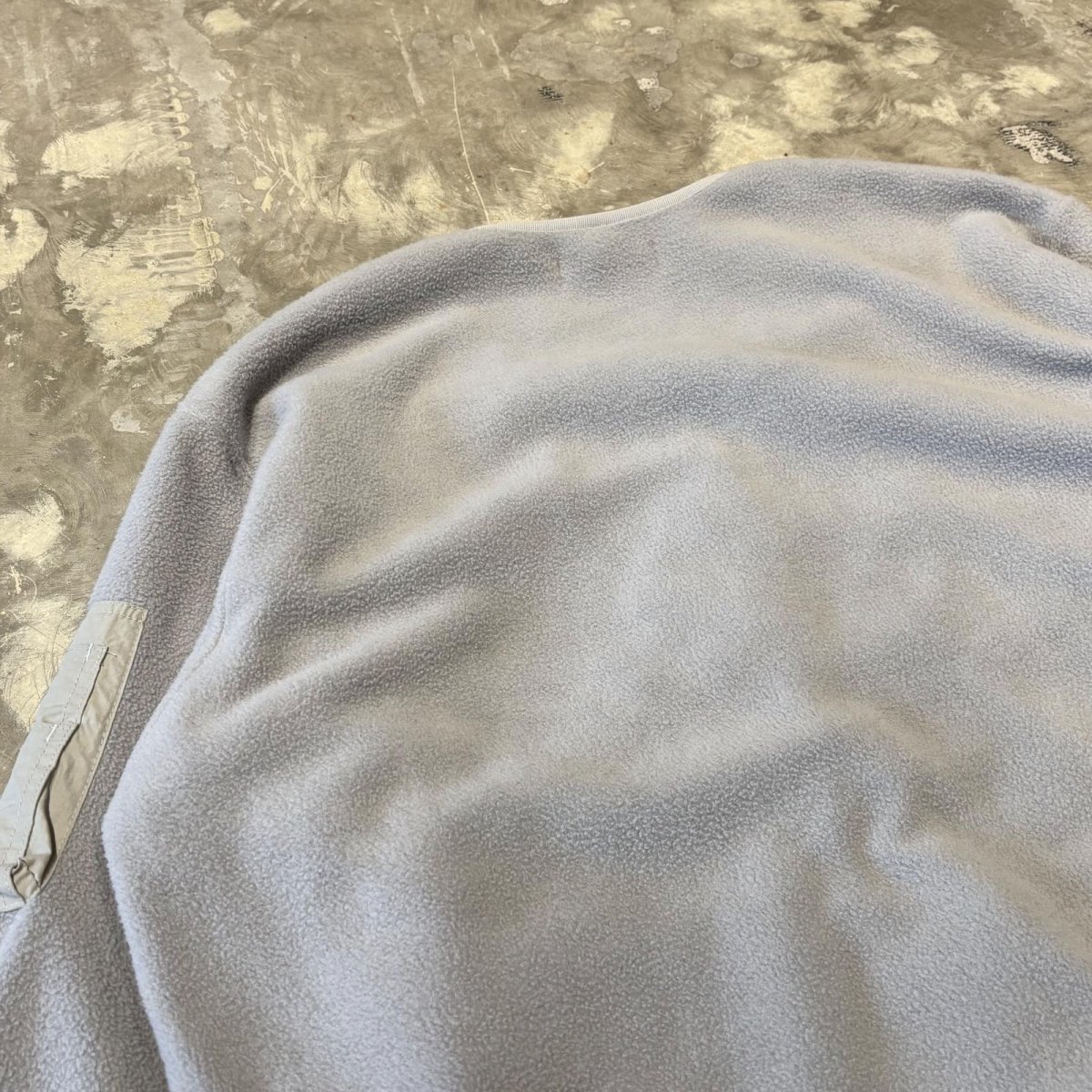 画像9: 【WONDERGROUND】NYLON POCKET SWITCHED ZIP UP FLEECE / GREY / OS (9)