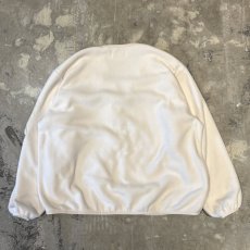 画像2: 【WONDERGROUND】NYLON POCKET SWITCHED ZIP UP FLEECE / WHITE / OS (2)