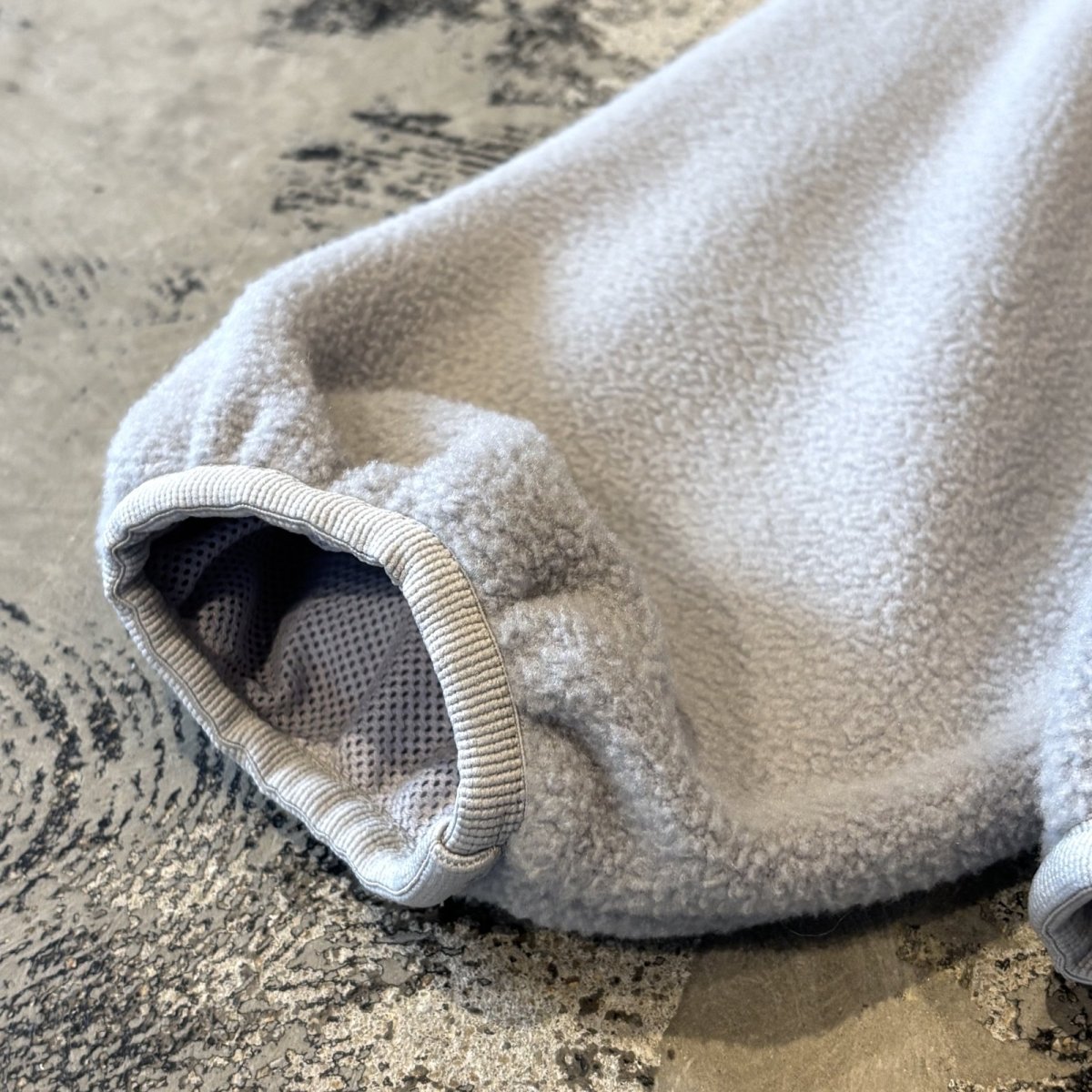 画像7: 【WONDERGROUND】NYLON POCKET SWITCHED ZIP UP FLEECE / GREY / OS (7)