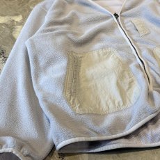画像5: 【WONDERGROUND】NYLON POCKET SWITCHED ZIP UP FLEECE / GREY / OS (5)