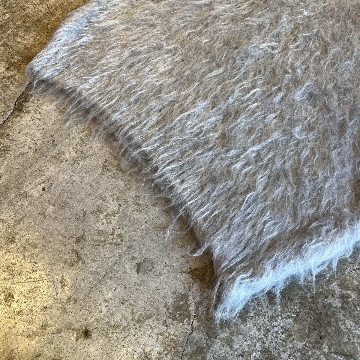 画像4: LONG SHAGGY OVER DESIGN KNIT L/S SWEATER / Ladies L (4)