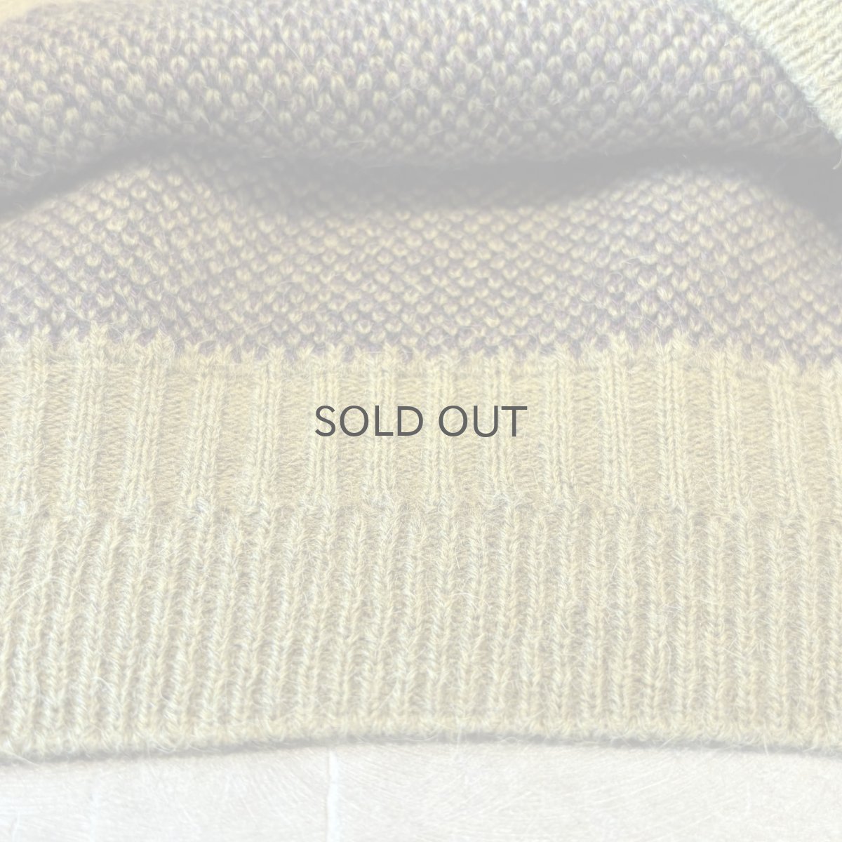 画像8: NATIVE GRAPHIC PATTERN MOCK NECK KNIT SWEATER / Mens L / MADE IN ITALY (8)