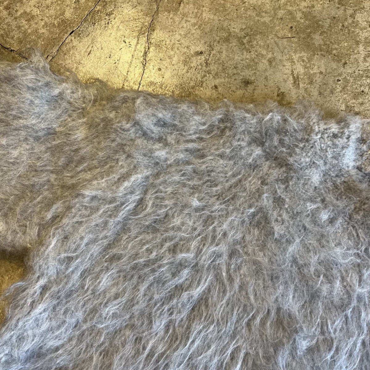 画像10: LONG SHAGGY OVER DESIGN KNIT L/S SWEATER / Ladies L (10)