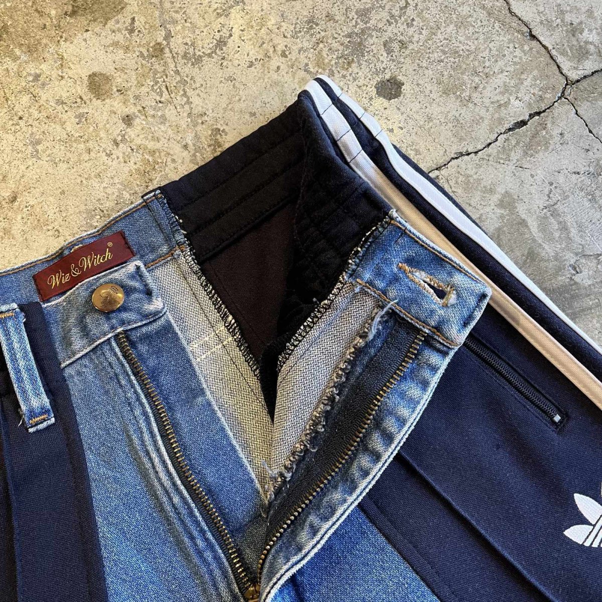 画像9: 【Wiz&Witch】"UNITED" SPORTY DENIM PANTS / OS (9)