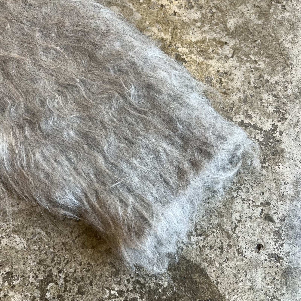 画像6: LONG SHAGGY OVER DESIGN KNIT L/S SWEATER / Ladies L (6)