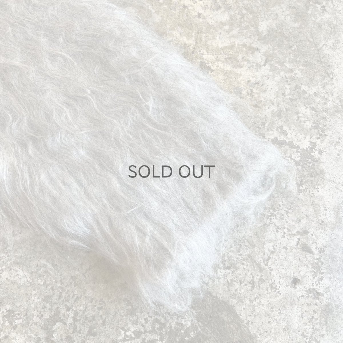 画像6: LONG SHAGGY OVER DESIGN KNIT L/S SWEATER / Ladies L (6)