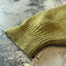 画像7: NATIVE GRAPHIC PATTERN MOCK NECK KNIT SWEATER / Mens L / MADE IN ITALY (7)