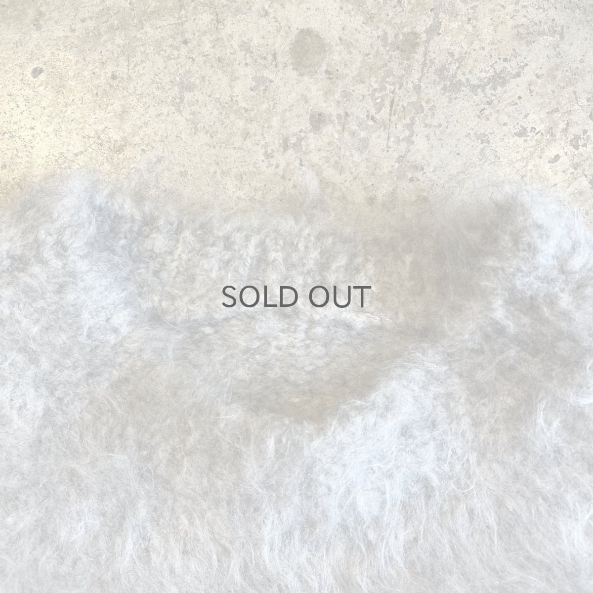 画像9: LONG SHAGGY OVER DESIGN KNIT L/S SWEATER / Ladies L (9)