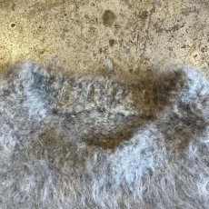 画像9: LONG SHAGGY OVER DESIGN KNIT L/S SWEATER / Ladies L (9)