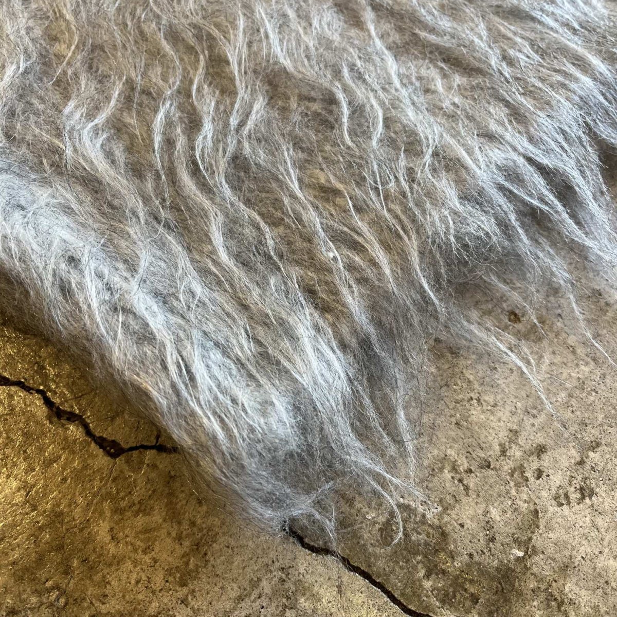 画像3: LONG SHAGGY OVER DESIGN KNIT L/S SWEATER / Ladies L (3)