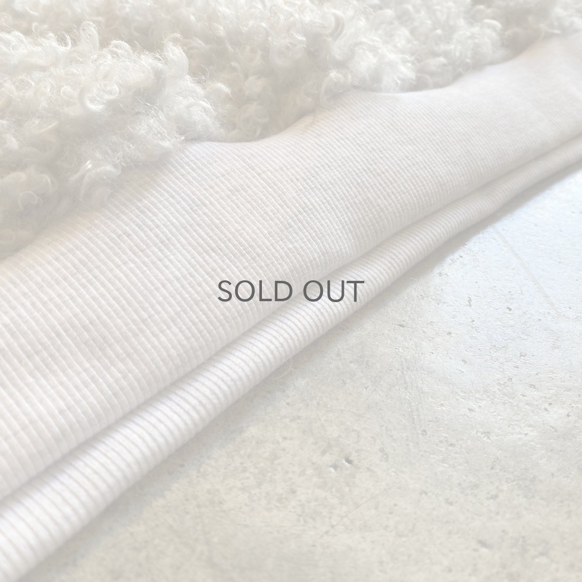 画像9: 【WONDERGROUND】POODLE BOA DESIGN KNIT TOPS / GREY / OS (9)