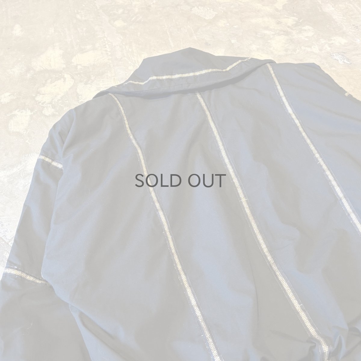 画像9: GOLD LINE ZIP UP HI-NECK PADDING JACKET / Mens L (9)
