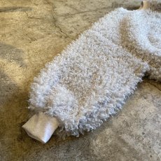 画像5: 【WONDERGROUND】POODLE BOA DESIGN KNIT TOPS / GREY / OS (5)