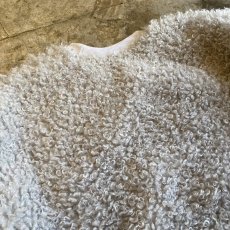 画像8: 【WONDERGROUND】POODLE BOA DESIGN KNIT TOPS / GREY / OS (8)