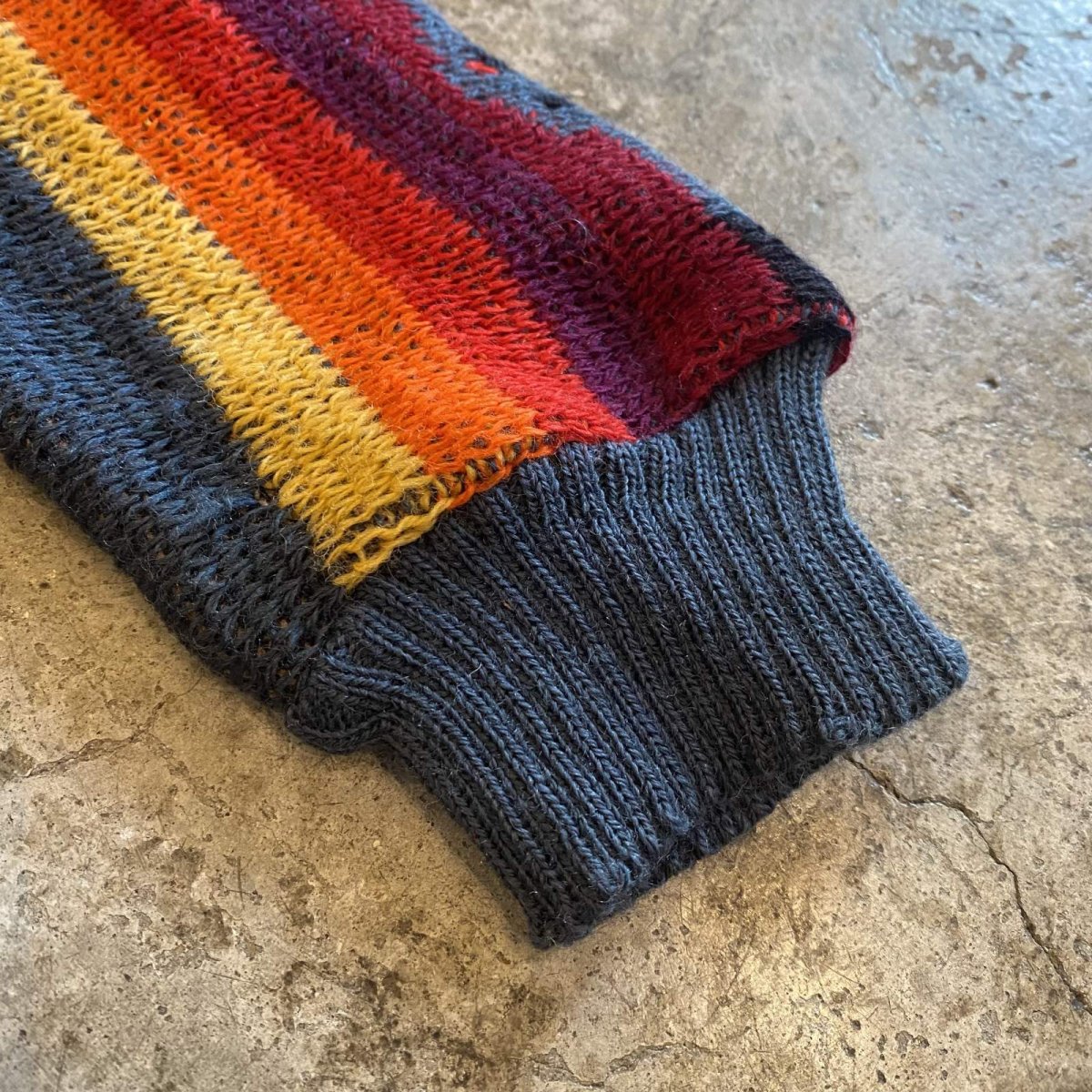 画像10: 【PENDLETON】NATIVE PATTERN SHAWL COLLAR KNIT CARDIGAN / Ladies L / MADE IN USA (10)