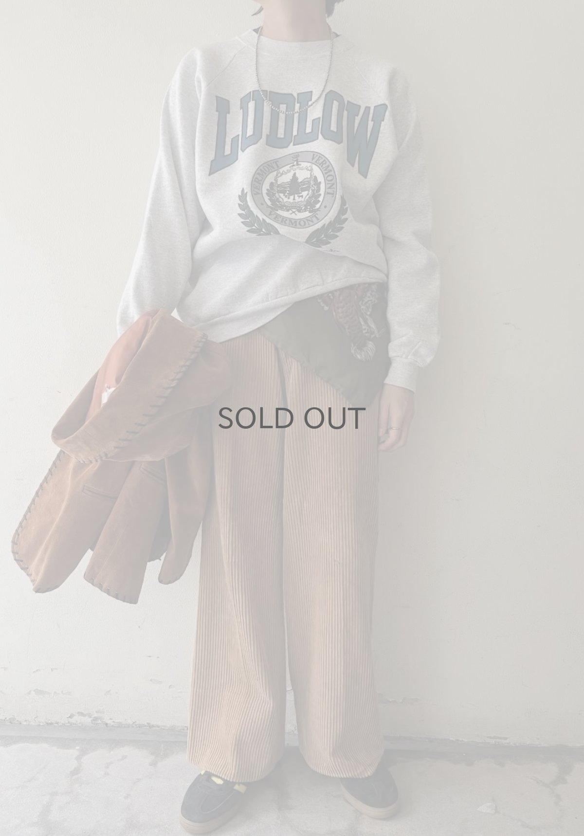 画像13: 90's FRONT "VERMONT" DESIGN COLOR PRINTED L/S SWEAT / Ladies L / MADE IN USA (13)