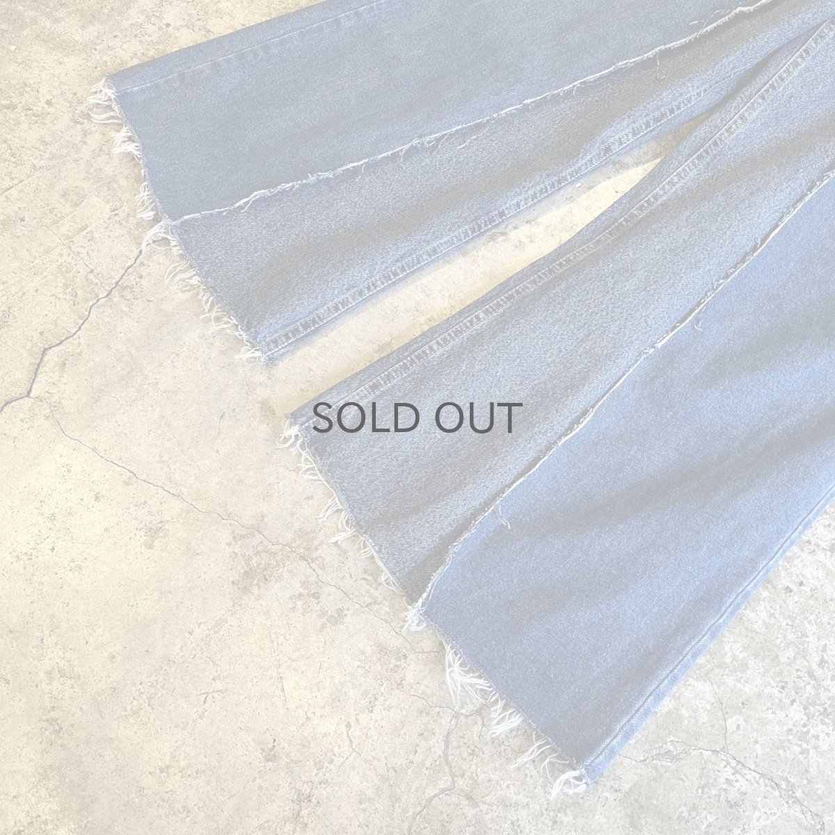 画像4: 【Wiz&Witch】"UNITED" TWINS WIDE DENIM PANTS / W29 (4)