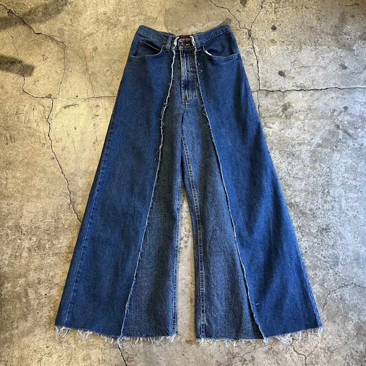 画像1: 【Wiz&Witch】"UNITED" TWINS WIDE DENIM PANTS / W29 (1)