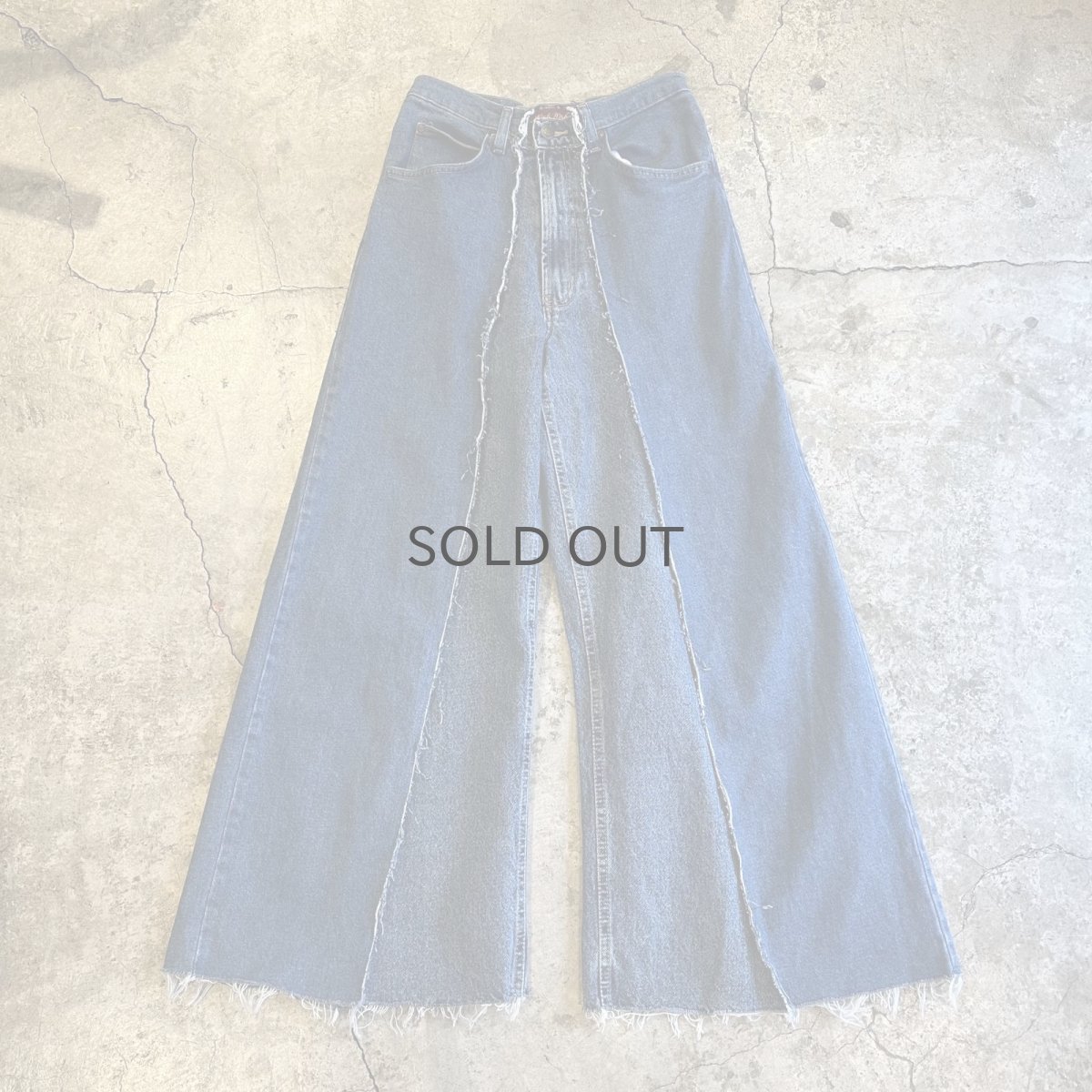 画像1: 【Wiz&Witch】"UNITED" TWINS WIDE DENIM PANTS / W29 (1)