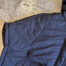 画像11: 【WONDERGROUND】WAIST MARK DESIGN NYLON DOWN HOODIE PONCHO / BLACK / OS (11)