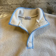 画像6: 【WONDERGROUND】SNAP DESIGN PIPING BOA KNIT TOPS / WHITE / OS (6)