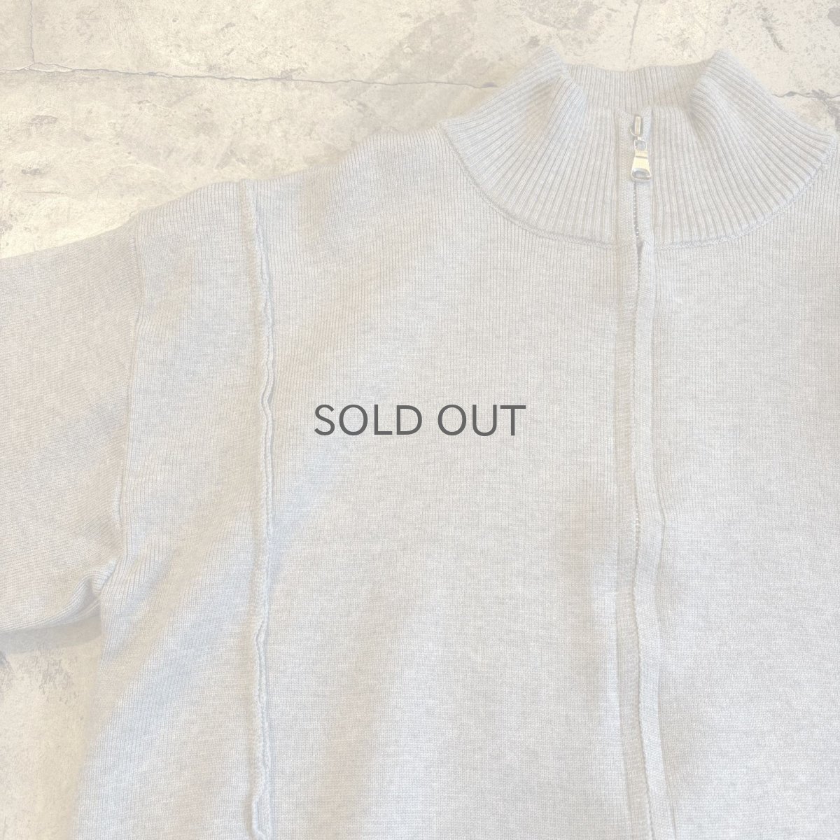 画像5: 【Wiz&Witch】"UNITED" LAYERED ZIP UP KNIT / OS (5)