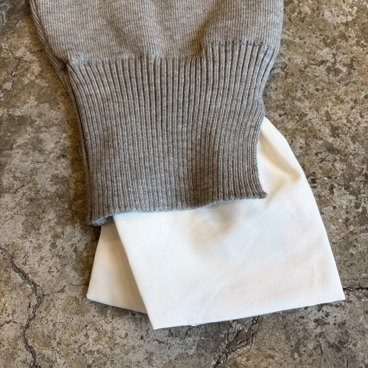 画像7: 【Wiz&Witch】"UNITED" LAYERED ZIP UP KNIT / OS (7)