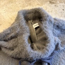 画像8: 【WONDERGROUND】FAUX MOHAIR  KNIT WIDE PANTS / GREY / OS (8)