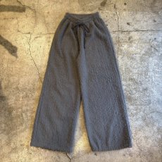 画像1: 【WONDERGROUND】FAUX MOHAIR  KNIT WIDE PANTS / GREY / OS (1)