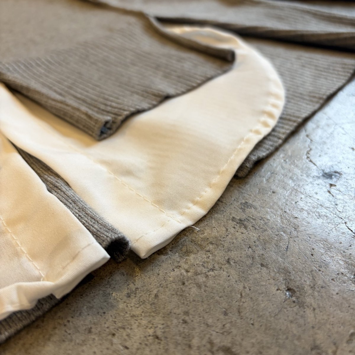 画像9: 【Wiz&Witch】"UNITED" LAYERED ZIP UP KNIT / OS (9)