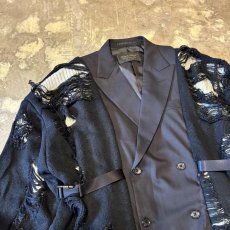 画像3: 【Wiz&Witch】"UNITED" GRUNGE TAYLOR JACKET / OS (3)