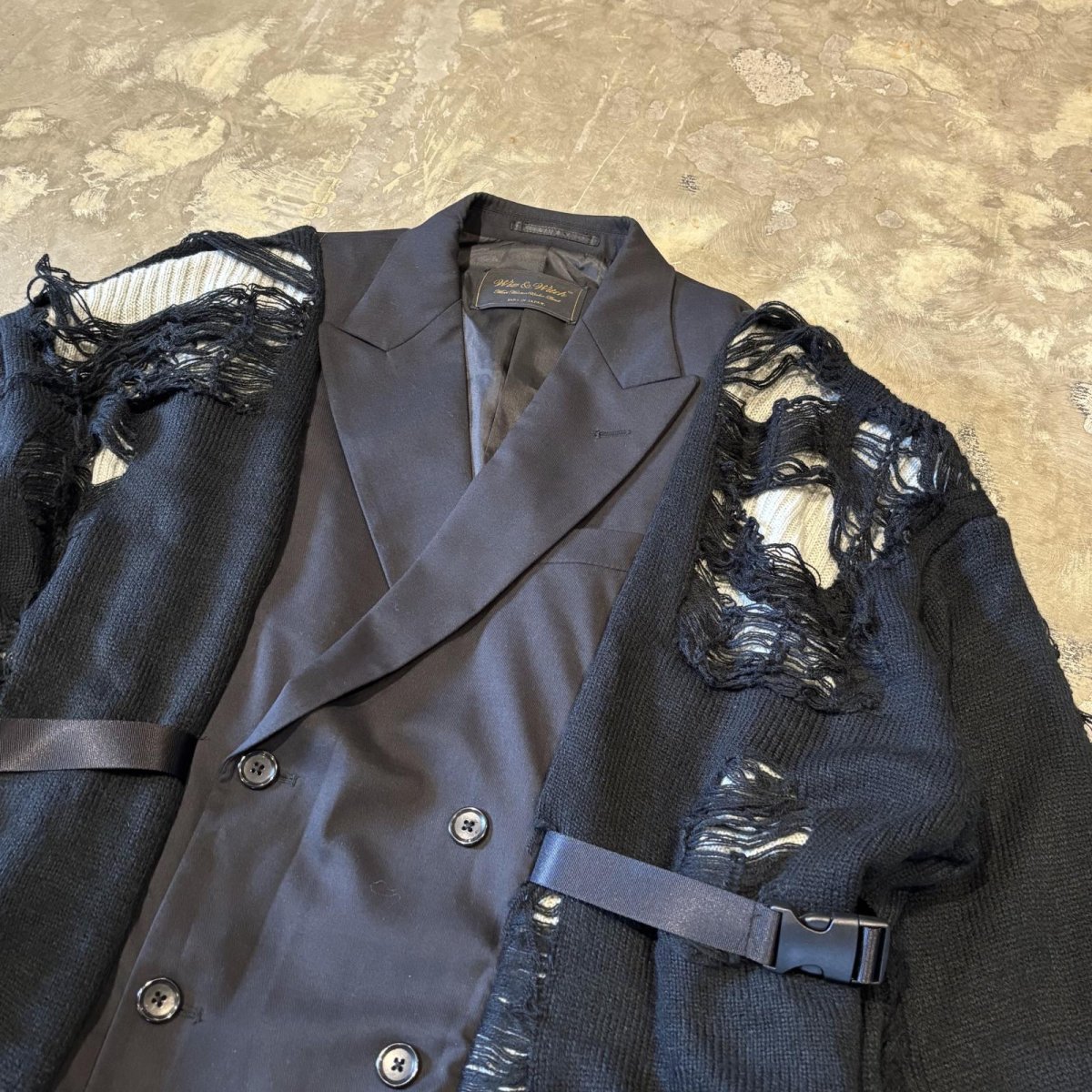 画像4: 【Wiz&Witch】"UNITED" GRUNGE TAYLOR JACKET / OS (4)