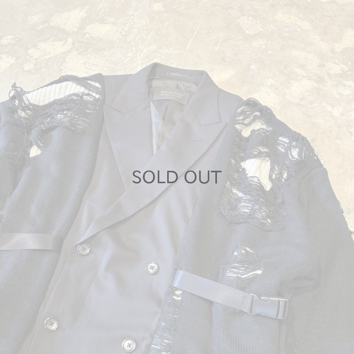 画像4: 【Wiz&Witch】"UNITED" GRUNGE TAYLOR JACKET / OS (4)