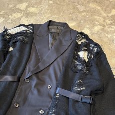 画像4: 【Wiz&Witch】"UNITED" GRUNGE TAYLOR JACKET / OS (4)