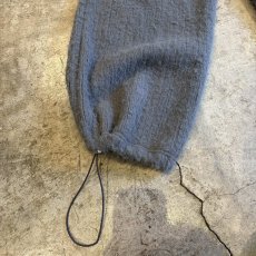画像6: 【WONDERGROUND】FAUX MOHAIR  KNIT WIDE PANTS / GREY / OS (6)