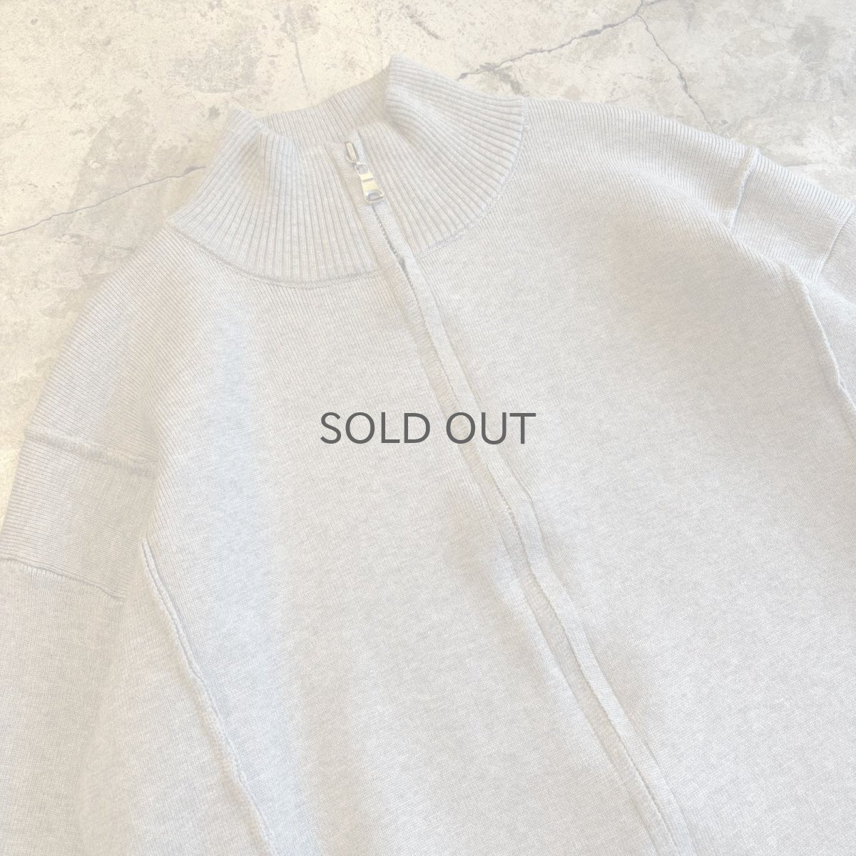 画像3: 【Wiz&Witch】"UNITED" LAYERED ZIP UP KNIT / OS (3)