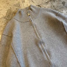 画像3: 【Wiz&Witch】"UNITED" LAYERED ZIP UP KNIT / OS (3)