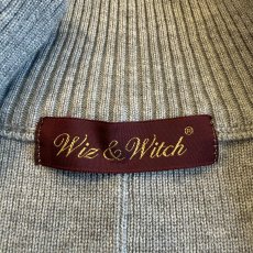 画像10: 【Wiz&Witch】"UNITED" LAYERED ZIP UP KNIT / OS (10)