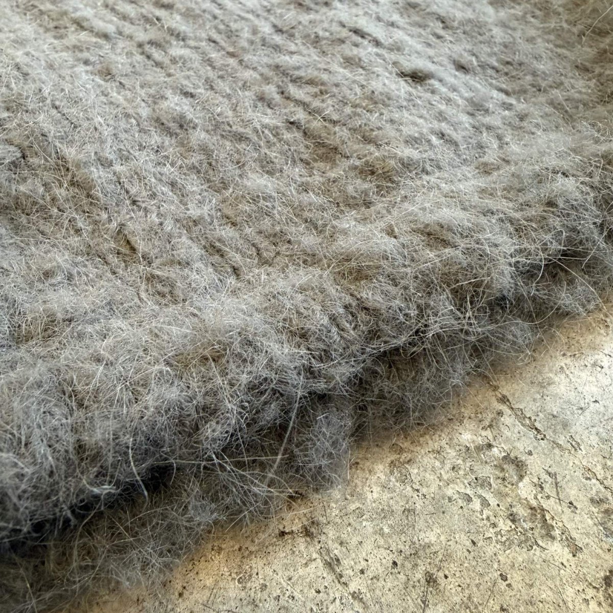 画像10: 【WONDERGROUND】FAUX MOHAIR  KNIT WIDE PANTS / GREY / OS (10)